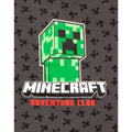 Grey - Side - Minecraft Childrens-Kids Creeper All-Over Print T-Shirt