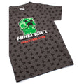Grey - Lifestyle - Minecraft Childrens-Kids Creeper All-Over Print T-Shirt
