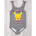 Black-White-Pink - Back - Pokemon Girls Pikachu One Piece Swimsuit