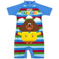 Blue - Front - Hey Duggee Childrens-Kids Sunsafe One Piece Swimsuit