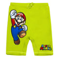 Blue-Green - Side - Super Mario Boys Short-Sleeved Swim Set