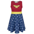 Red-Blue-Gold - Front - Wonder Woman Girls Costume Dress