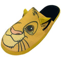 Yellow - Side - The Lion King Childrens-Kids Simba Polyester Slippers