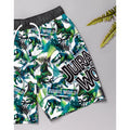 Green - Side - Jurassic World Boys Dinosaur Swim Shorts