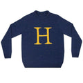 Blue - Front - Harry Potter Unisex Adult H Knitted Sweatshirt