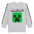 Grey - Front - Minecraft Childrens-Kids Sequin Flip Sweatshirt