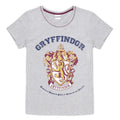 Grey-White-Maroon - Back - Harry Potter Womens-Ladies Gryffindor Long Pyjama Set