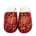 Red-Golden Yellow - Pack Shot - Harry Potter Girls Embroidered Slippers