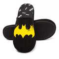 Black-Yellow - Lifestyle - Batman Mens Distressed Logo Slippers