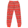 Grey-Red - Side - Friends Mens Christmas Pyjama Set