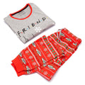 Grey-Red - Lifestyle - Friends Mens Christmas Pyjama Set