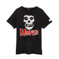Black - Front - Misfits Unisex Adult Skull T-Shirt