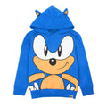 Blue - Front - Sonic The Hedgehog Boys 3D Ears Hoodie