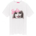 White-Grey-Pink - Front - Barbie Womens-Ladies Be You Oversized T-Shirt