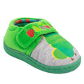 Green-Grey - Front - The Very Hungry Caterpillar Childrens-Kids Slippers