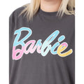 Grey - Lifestyle - Barbie Womens-Ladies Oversized T-Shirt Dress
