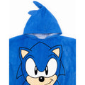 Blue - Side - Sonic The Hedgehog Childrens-Kids Poncho