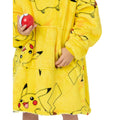 Yellow - Lifestyle - Pokemon Childrens-Kids Pikachu Oversized Hoodie Blanket