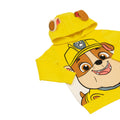 Yellow-Brown - Side - Paw Patrol Childrens-Kids Rubble 3D Ears 3D Ears Hoodie