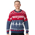 Blue-Red - Pack Shot - Top Gun Mens Knitted Christmas Jumper