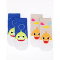 Multicoloured - Side - Baby Shark Childrens-Kids Socks (Pack of 5)