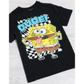 Black-White-Yellow - Back - SpongeBob SquarePants Childrens-Kids Dude T-Shirt