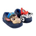 Blue - Side - Paw Patrol Childrens-Kids Chase & Marshall 3D Ears Slippers