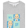 Grey - Back - Cocomelon Boys Baby JJ Long-Sleeved T-Shirt