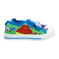 Blue-Green-White - Pack Shot - Hey Duggee Boys Canvas Shoes