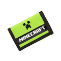 Green - Front - Minecraft Logo Creeper Wallet