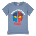 Blue - Front - Lego Ninjago Boys Ninja Short-Sleeved T-Shirt