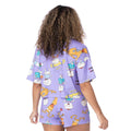 Purple - Back - Rugrats Womens-Ladies All-Over Print Short Pyjama Set