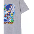 Grey Marl - Lifestyle - Sonic The Hedgehog Childrens-Kids Sonic T-Shirt