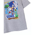 Grey Marl - Pack Shot - Sonic The Hedgehog Childrens-Kids Sonic T-Shirt