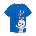 Blue - Front - Cocomelon Baby Boys Let´s Have Fun Baby JJ Short-Sleeved T-Shirt