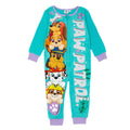 Blue - Front - Paw Patrol Childrens-Kids Characters All-In-One Nightwear