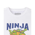 White - Back - Teenage Mutant Ninja Turtles Mens 1984 Collegiate Short-Sleeved T-Shirt