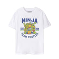 White - Front - Teenage Mutant Ninja Turtles Mens 1984 Collegiate Short-Sleeved T-Shirt