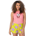 Pink-Yellow - Front - SpongeBob SquarePants Womens-Ladies Patrick Star Pyjama Set