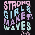 Black - Side - Barbie Girls Strong Girls Make Waves Hoodie