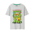 Black-Grey - Back - Teenage Mutant Ninja Turtles Mens Logo Pyjama Set