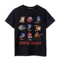 Black - Front - Sonic The Hedgehog Boys Game Over T-Shirt