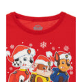 Red - Side - Paw Patrol Boys Merry Christmas T-Shirt
