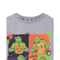 Grey - Back - Teenage Mutant Ninja Turtles Childrens-Kids Boo Crew Marl T-Shirt