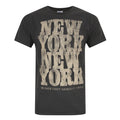 Black - Front - Junk Food Mens New York So Nice They Named It Twice T-Shirt
