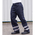 Dark Navy - Side - Portwest Mens Iona Safety Workwear Trousers
