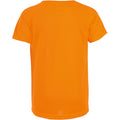 Neon Orange - Back - SOLS Childrens-Kids Sporty Unisex Short Sleeve T-Shirt