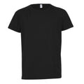 Black - Front - SOLS Childrens-Kids Sporty Unisex Short Sleeve T-Shirt