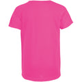 Neon Pink - Back - SOLS Childrens-Kids Sporty Unisex Short Sleeve T-Shirt