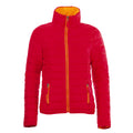 Red - Front - SOLS Womens-Ladies Ride Padded Water Repellent Jacket